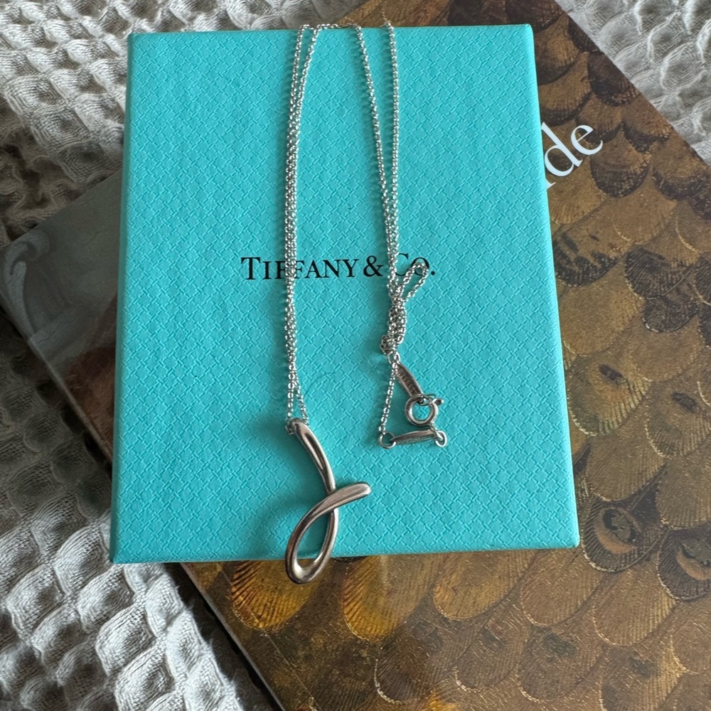 Tiffany’s Alphabet Letter J Pendant